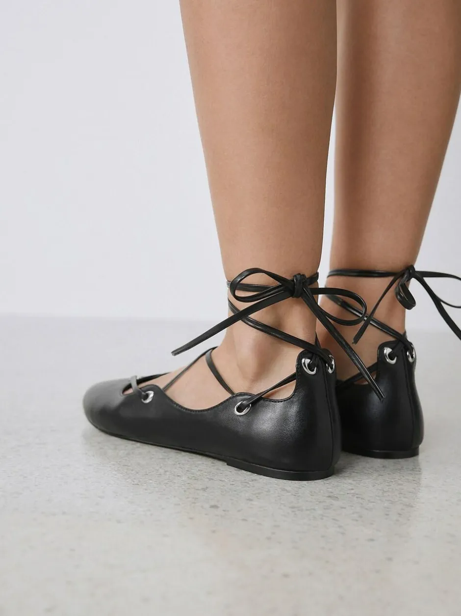 Next Black Forever Comfort® Leather Ghillie Shoes Best