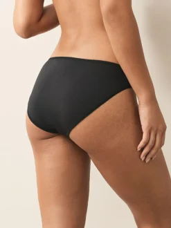 Next Black Full Brief Microfibre Knickers 10 Pack Outlet