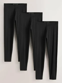 Next Black Full Length Leggings 3 Pack Online