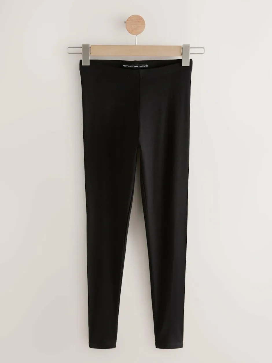 Next Black Full Length Leggings 5 Pack New