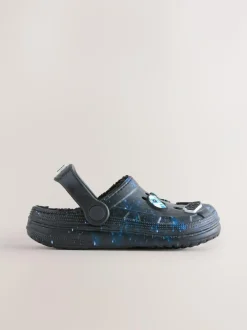 Next Black Galaxy Star Wars Warm Lined Slipper Clogs Online