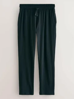 Next Graphic Long Sleeve Jersey Pyjamas Set Black Outlet