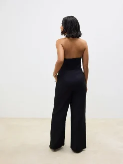 Next Halter Neck Jumpsuit Black Discount