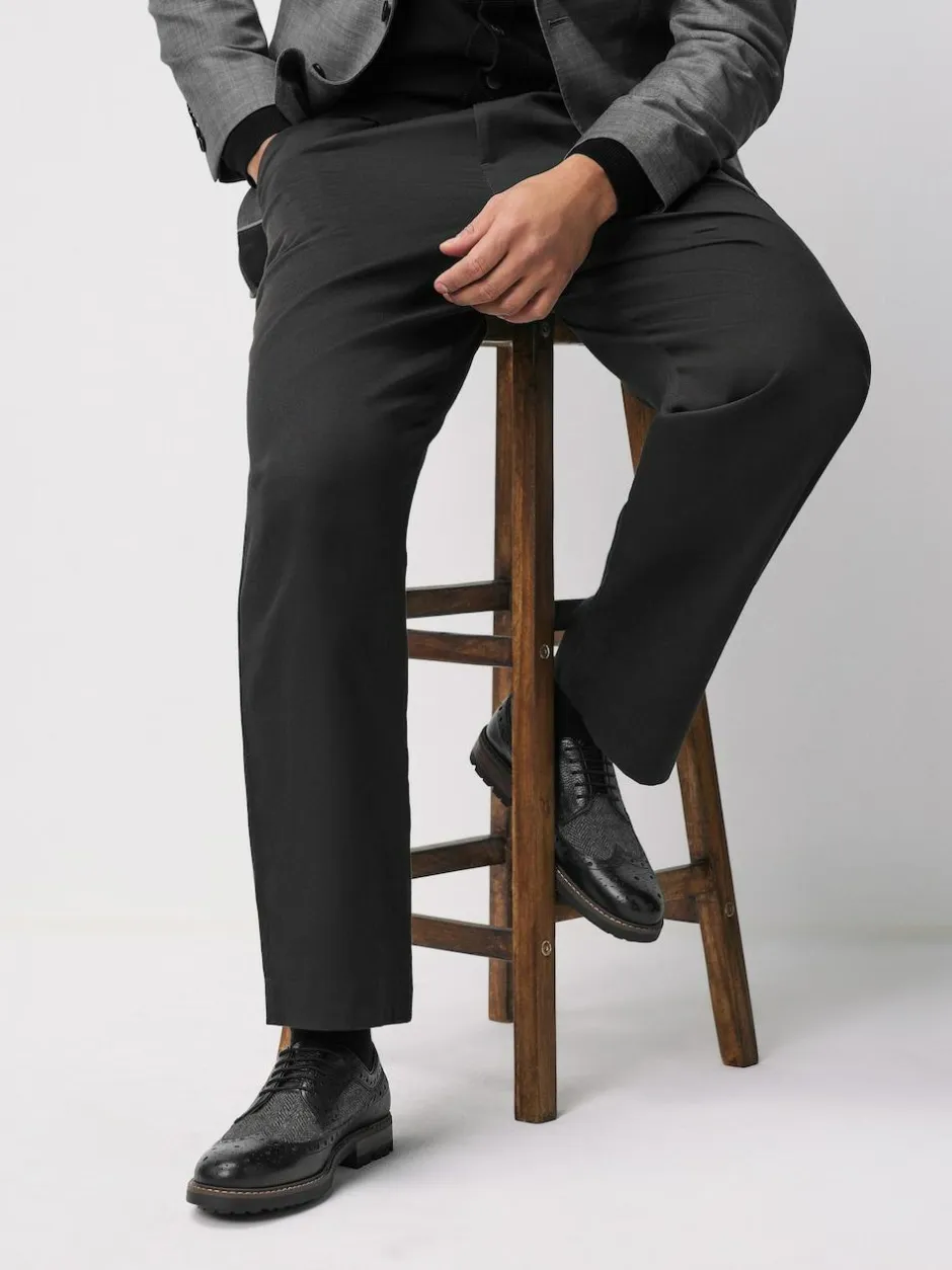 Next Heritage Brogue Shoes Black Outlet