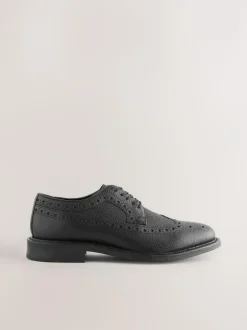 Next Heritage Brogue Shoes Black Online