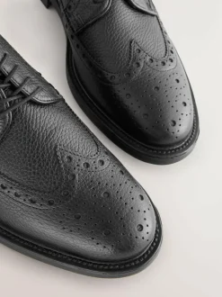 Next Heritage Brogue Shoes Black Online