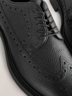 Next Heritage Brogue Shoes Black Online