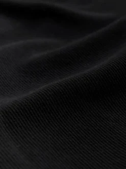 Next Hooded Borg Fleece Lined Shacket Black Outlet