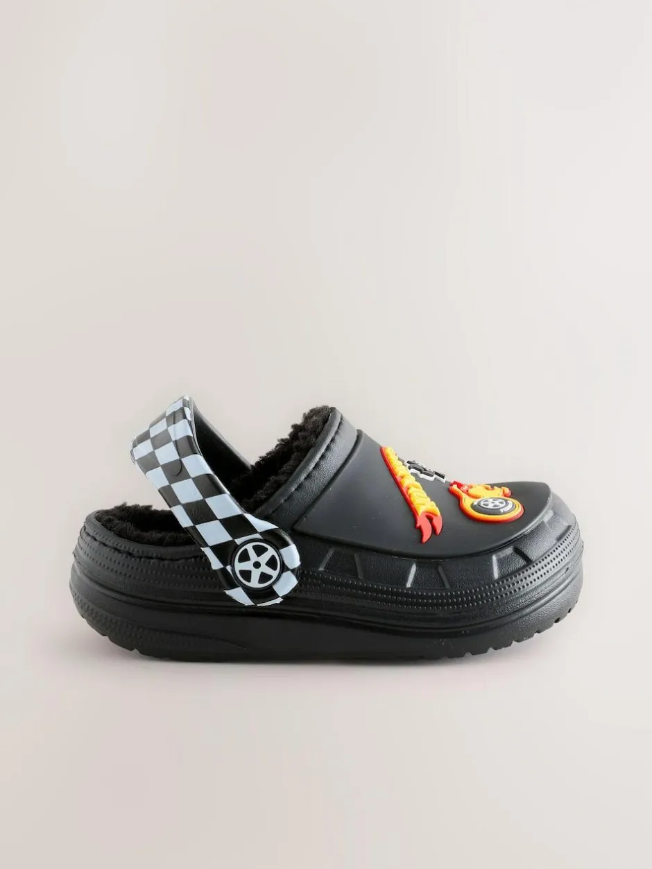 Next Black Hot Wheels Slipper Clogs Discount