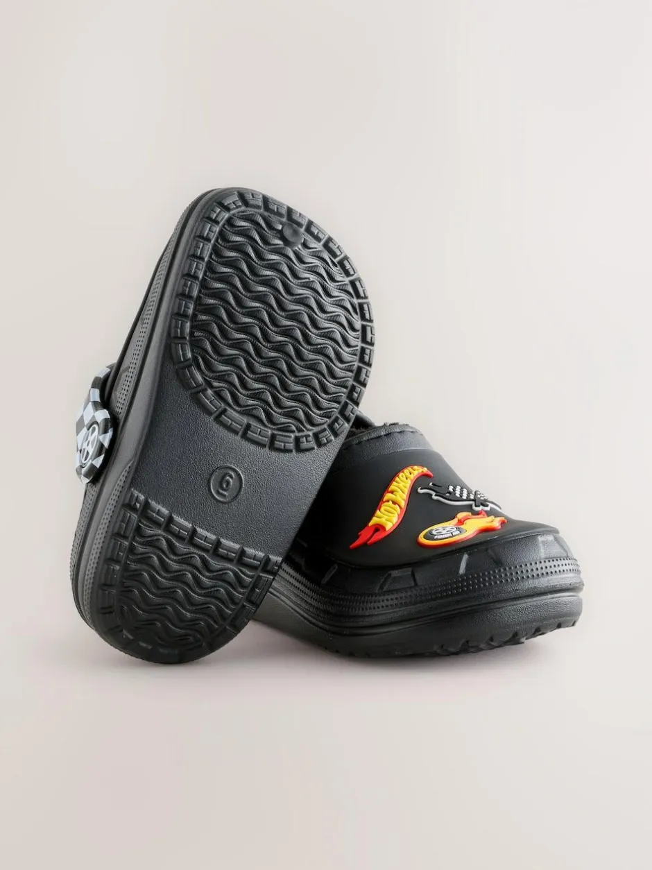 Next Black Hot Wheels Slipper Clogs Discount