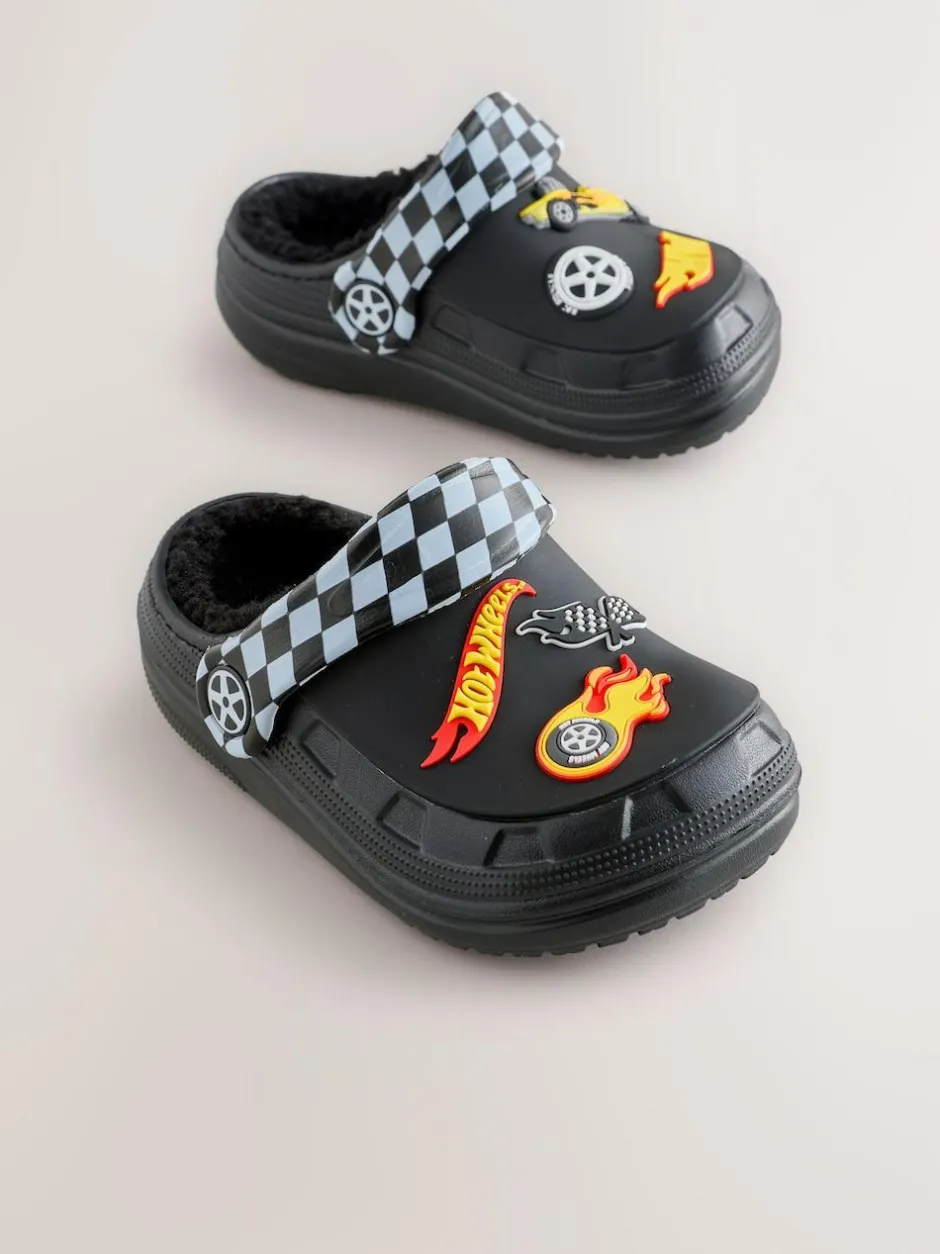 Next Black Hot Wheels Slipper Clogs Discount