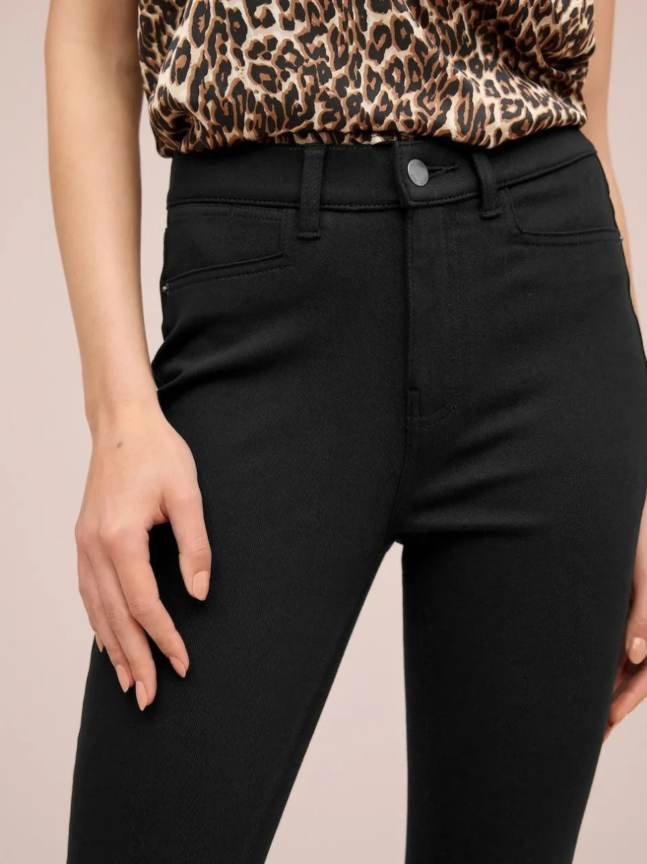 Next Jersey Denim Leggings Black