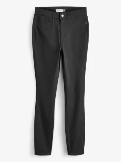Next Jersey Denim Leggings Black