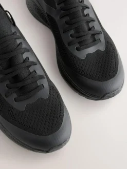 Next Knitted Trainers Black Sale