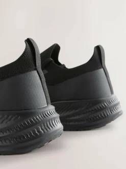 Next Knitted Trainers Black Sale