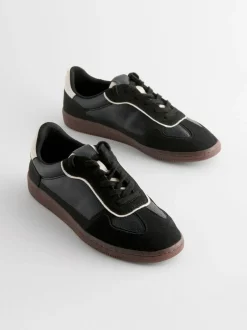 Next Black Lace-Up Trainers Outlet
