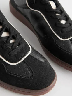Next Black Lace-Up Trainers Outlet