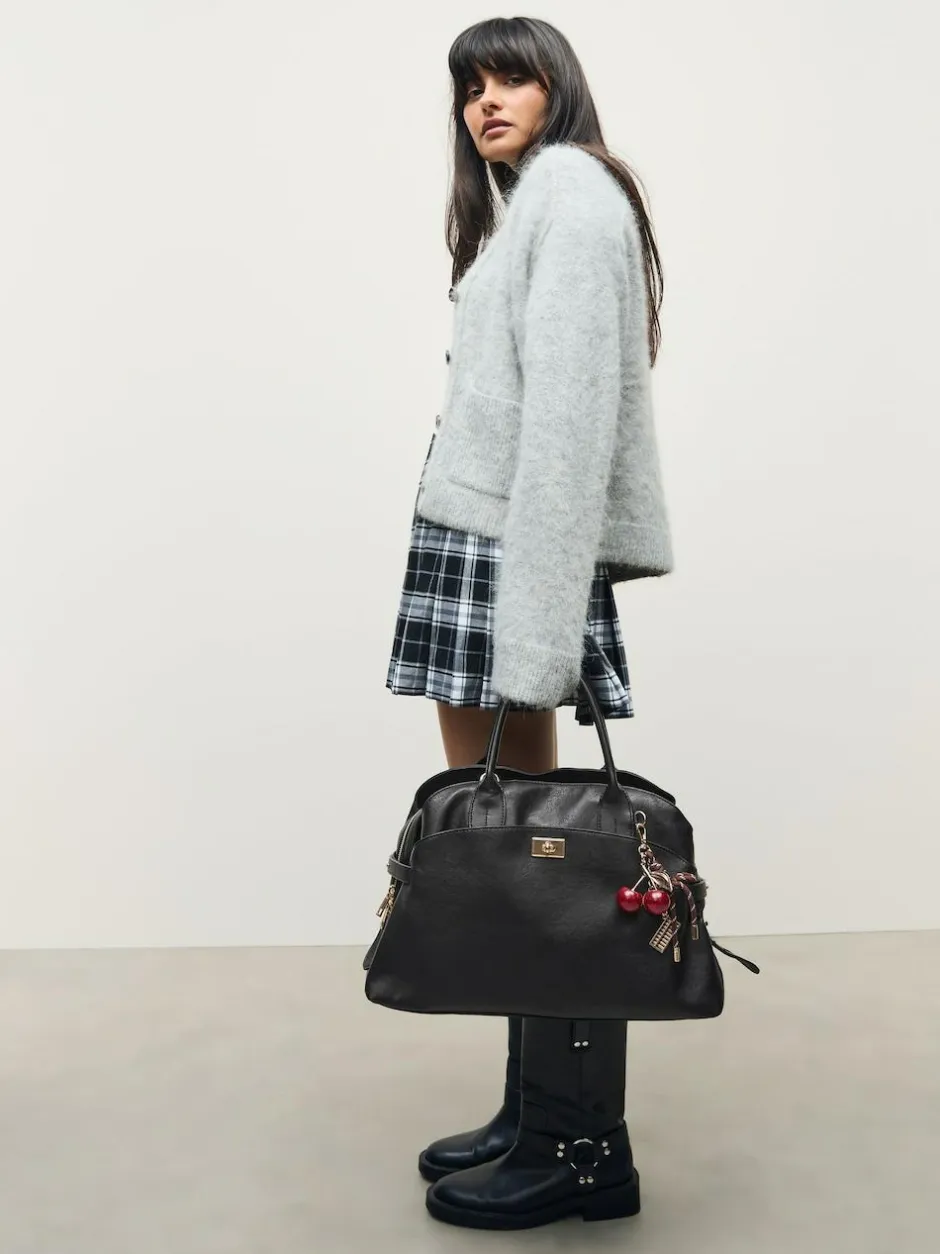 Next Large Tote Bag with Charms Black Sale