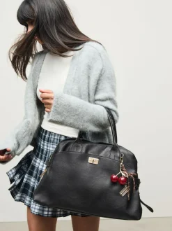 Next Large Tote Bag with Charms Black Sale