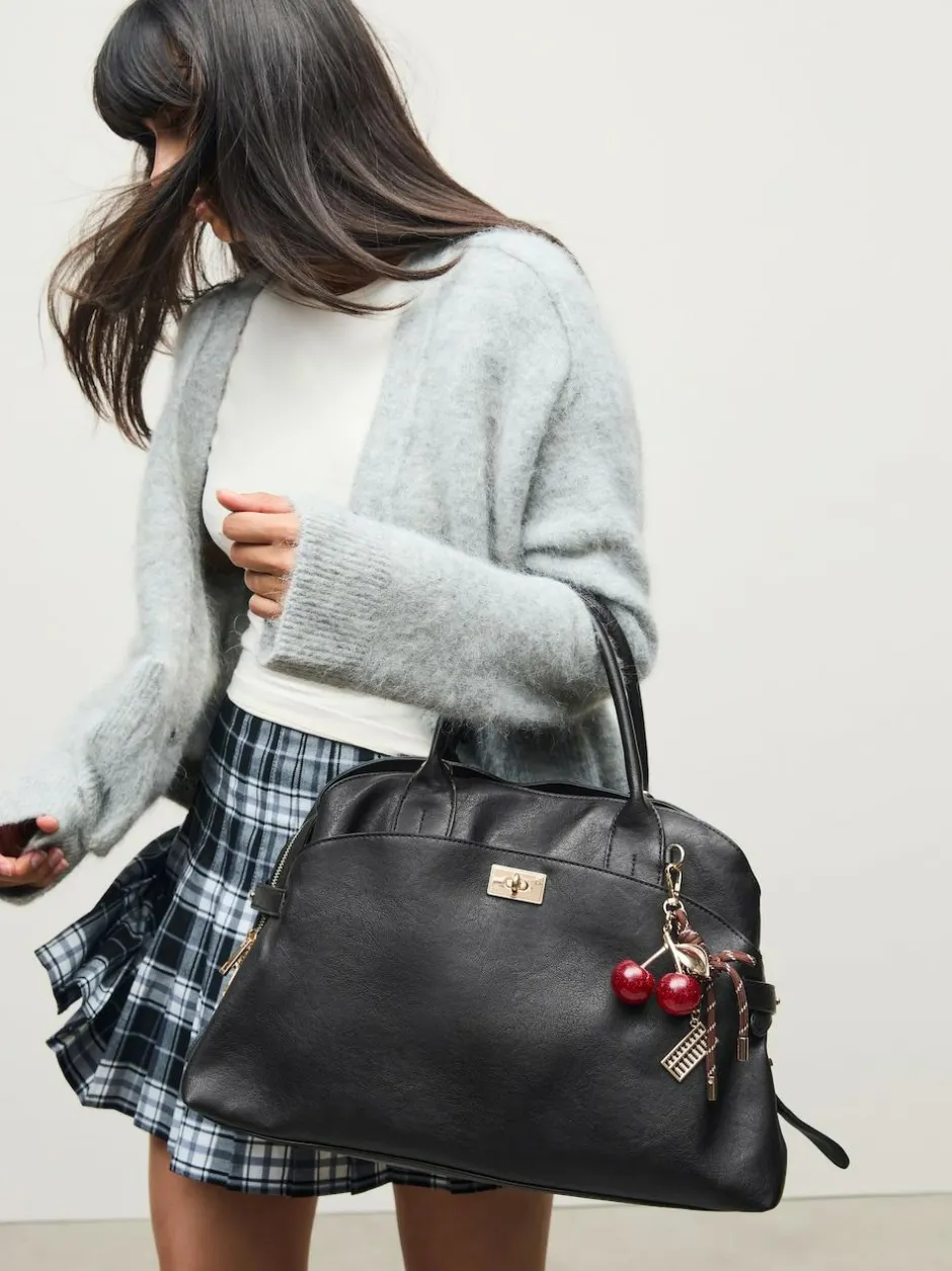 Next Large Tote Bag with Charms Black Sale