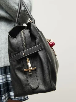 Next Large Tote Bag with Charms Black Sale