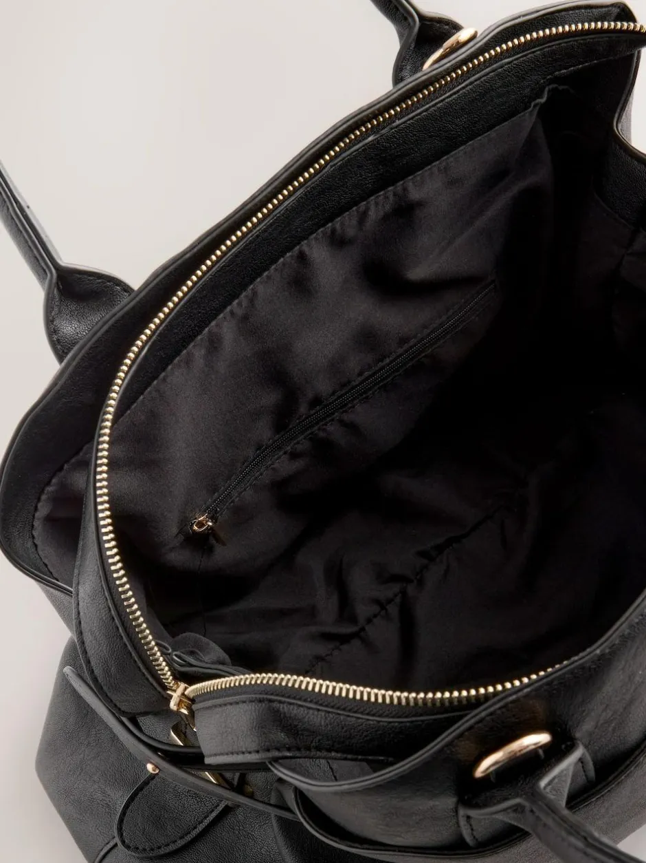 Next Large Tote Bag with Charms Black Sale