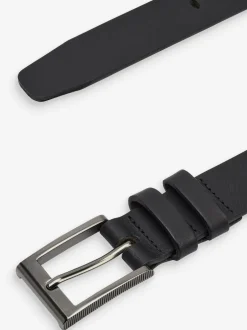 Next Leather Belt Black New