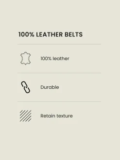 Next Leather Belt Black New