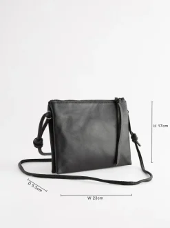 Next Leather Cross Body Bag Black Discount