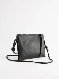 Next Leather Cross Body Bag Black Discount
