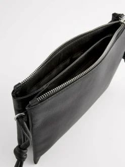 Next Leather Cross Body Bag Black Discount