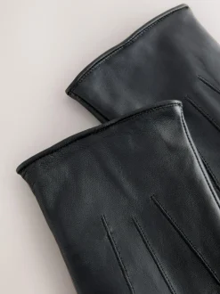 Next Black Leather Gloves Clearance