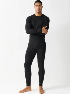 Next Black Lightweight Thermogen Long Sleeve T-Shirts 2 Pack Discount