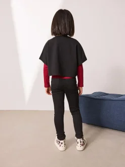 Next Long Length Stretch Jeggings (3-16yrs) Black Best
