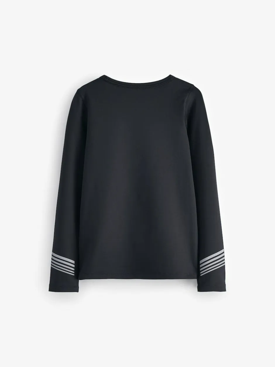 Next Long Sleeve Base Layer Top (3-16yrs) Black New