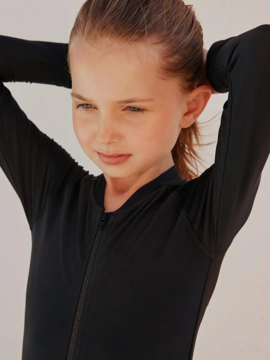 Next Black Long Sleeve Sunsafe Swimsuit (3mths-16yrs) Online