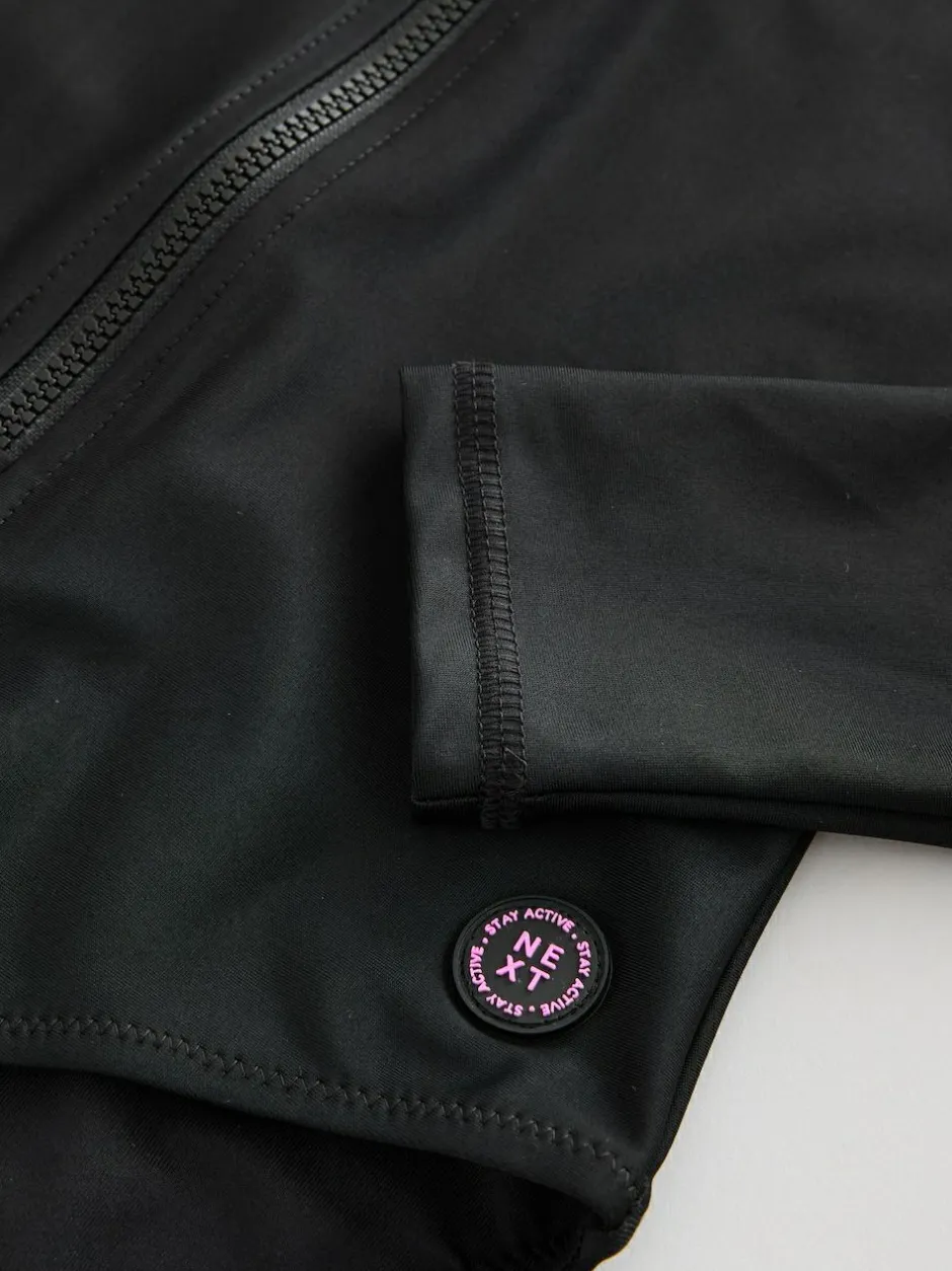 Next Black Long Sleeve Sunsafe Swimsuit (3mths-16yrs) Online