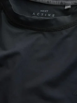 Next Black Long Sleeve Tee Active Thermal Base Layer Hot