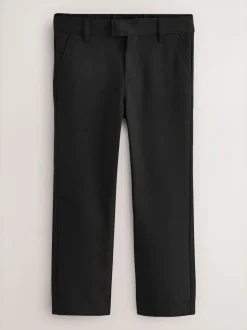 Next Longer Leg Regular Waist School Trousers (3-17yrs) Black Discount