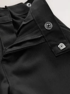 Next Longer Leg Regular Waist School Trousers (3-17yrs) Black Discount