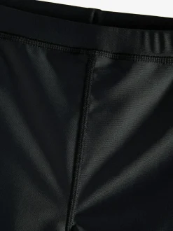 Next Longer Length Stretch Swim Shorts (3-16yrs) Black New