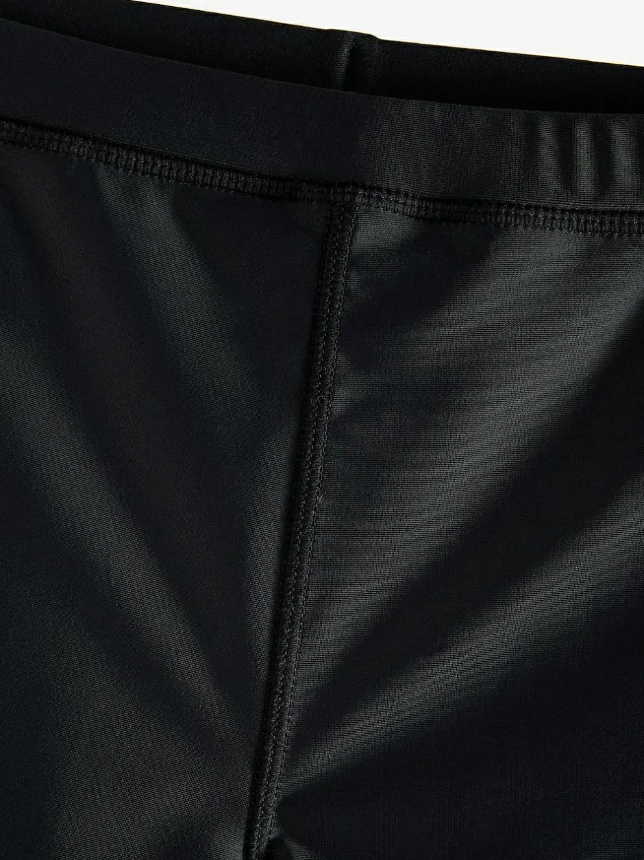 Next Longer Length Stretch Swim Shorts (3-16yrs) Black New