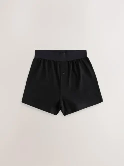 Next Loose Fit 100% Cotton Boxers 5 Pack (1.5-16yrs) Black Sale