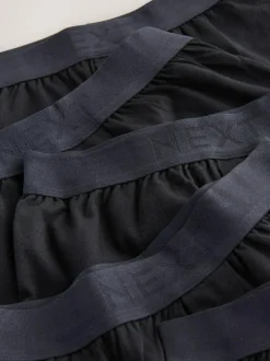 Next Loose Fit 100% Cotton Boxers 5 Pack (1.5-16yrs) Black Sale