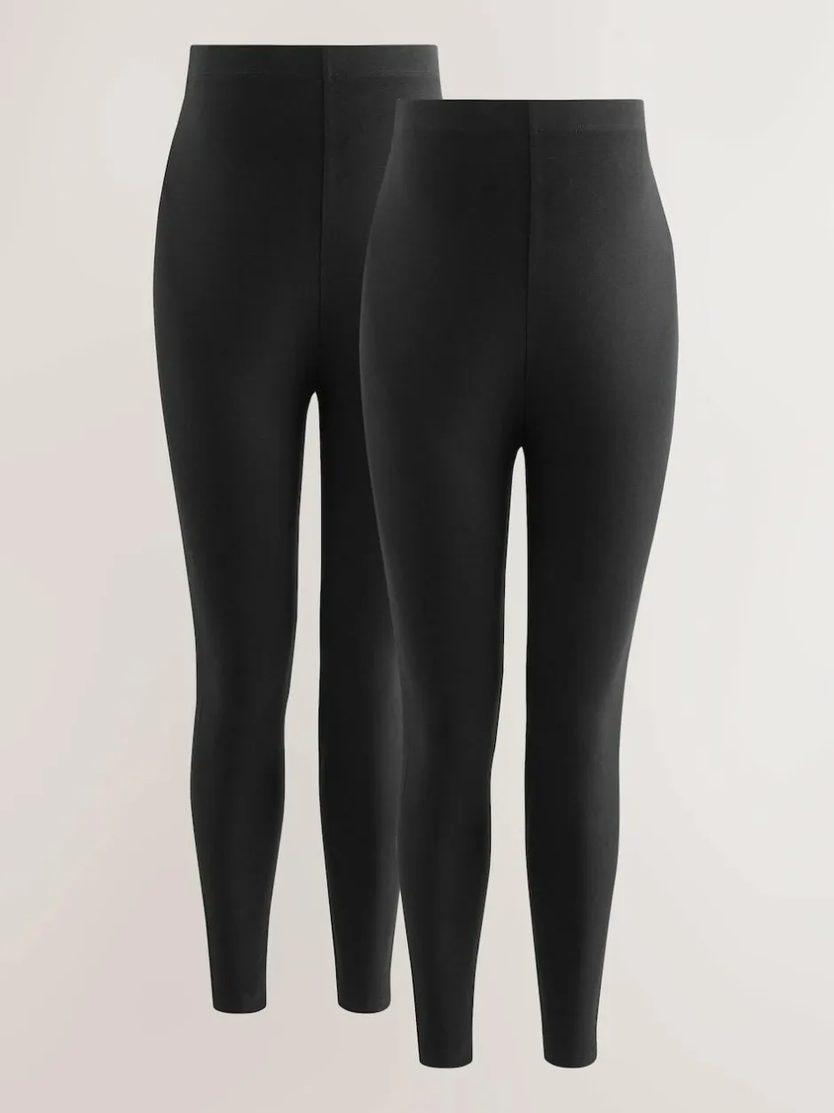 Next Black Maternity Leggings 2 Pack Sale