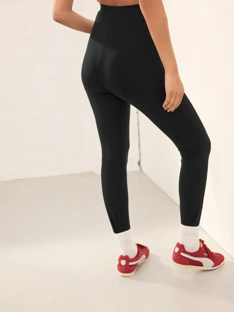 Next Black Maternity Leggings 2 Pack Sale