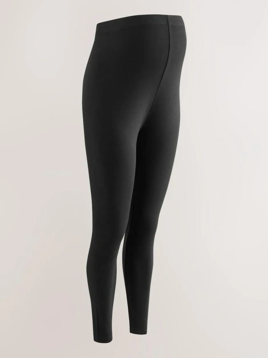 Next Black Maternity Leggings 2 Pack Sale