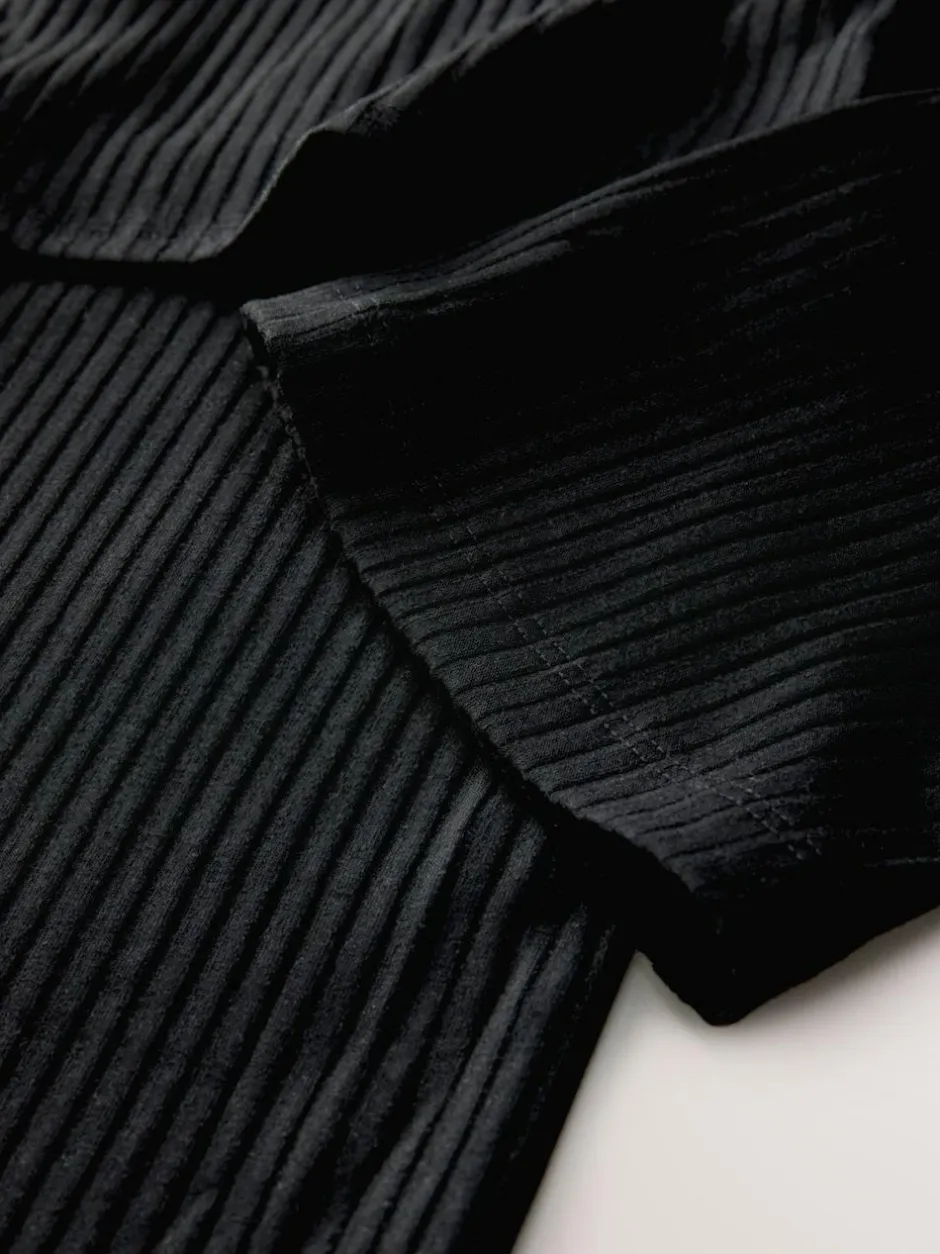 Next Maternity Long Sleeve Nursing Shelf Dress Black Outlet