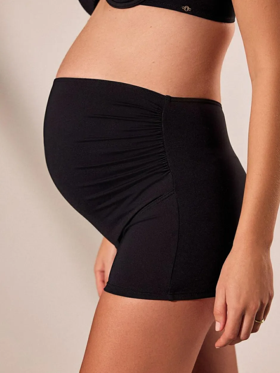 Next Black Maternity Over Bump Short Bikini Bottoms Outlet