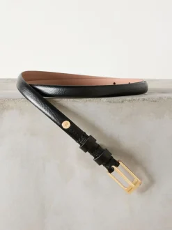 Next N. Premium Skinny Made In Italy Leather Belt Black Online